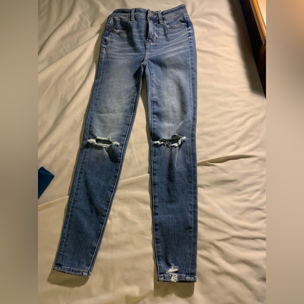 American eagle high rise jeggins size 000
